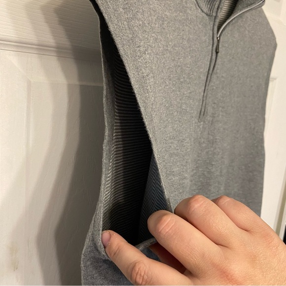 Peter Millar Heather Gray Zip-Up Vest - Picture 7 of 14